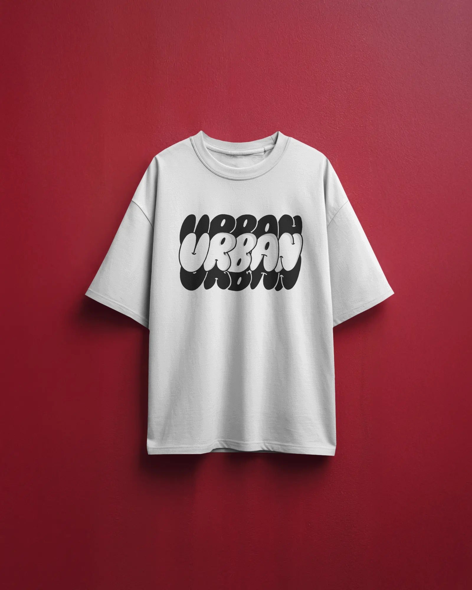 Men's Urban typographic Oversized Tshirt
