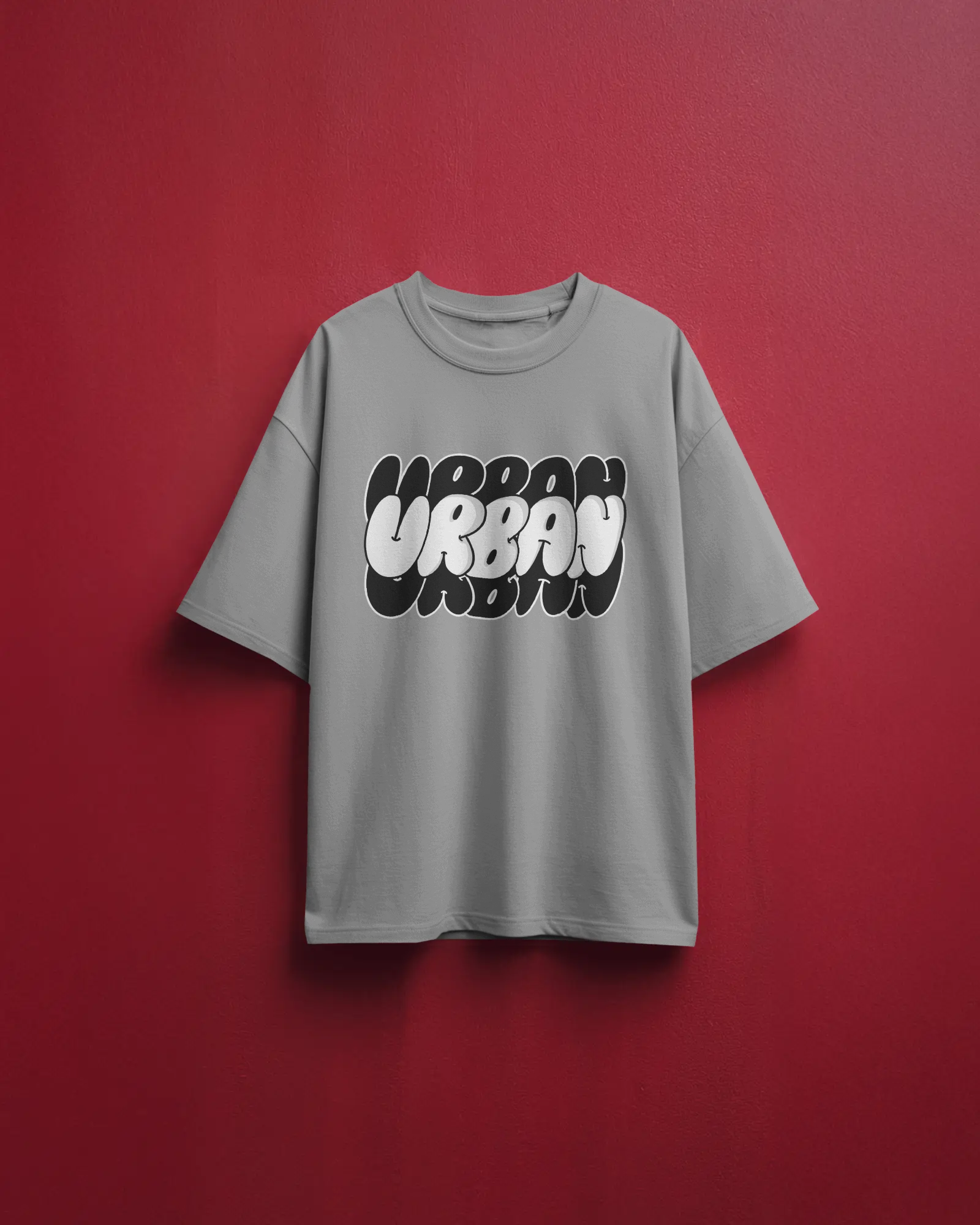 Men's Urban typographic Oversized Tshirt